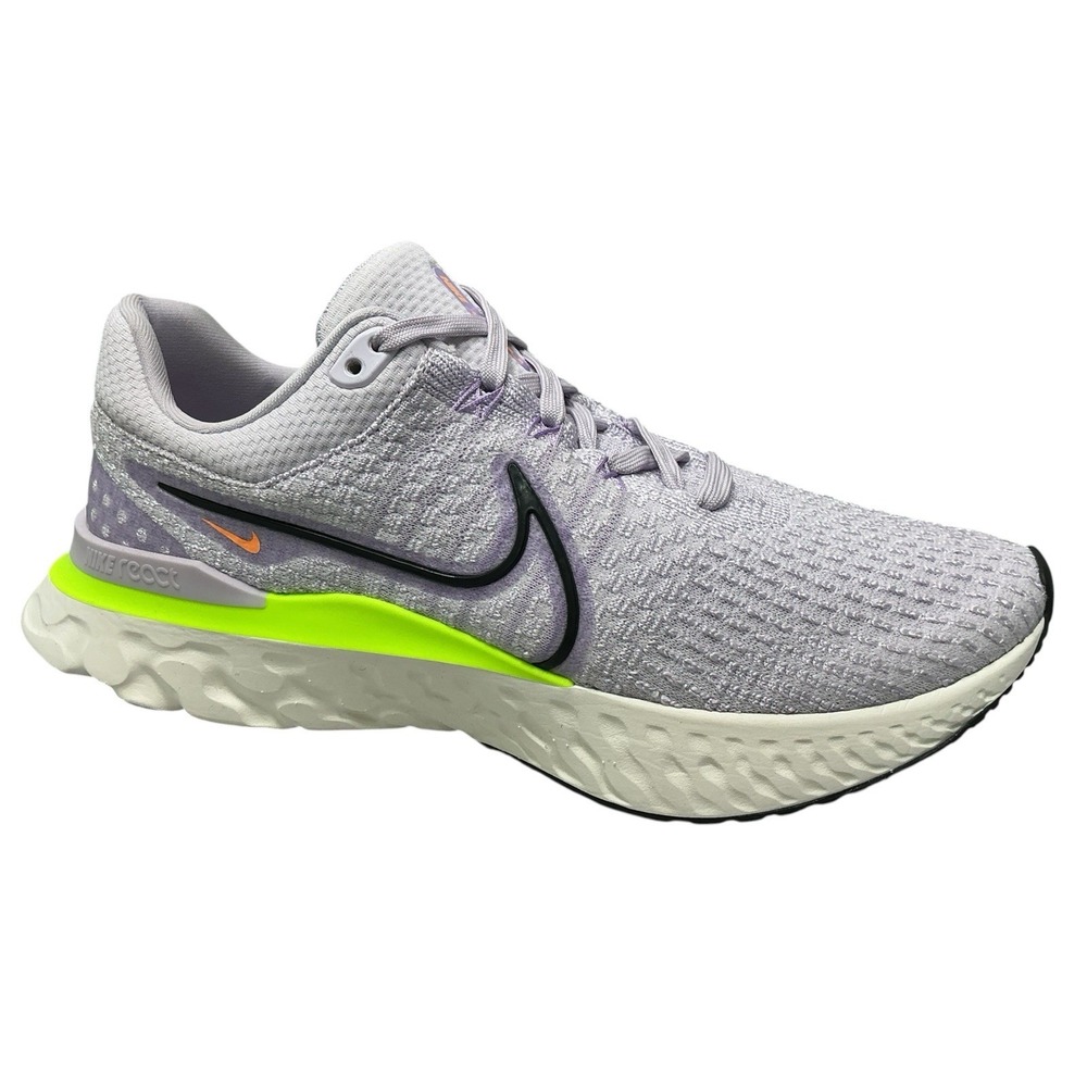 Nike React Infinity Run Flyknit 3 Barely Grape/Green DH5392-500 Men's Size 10